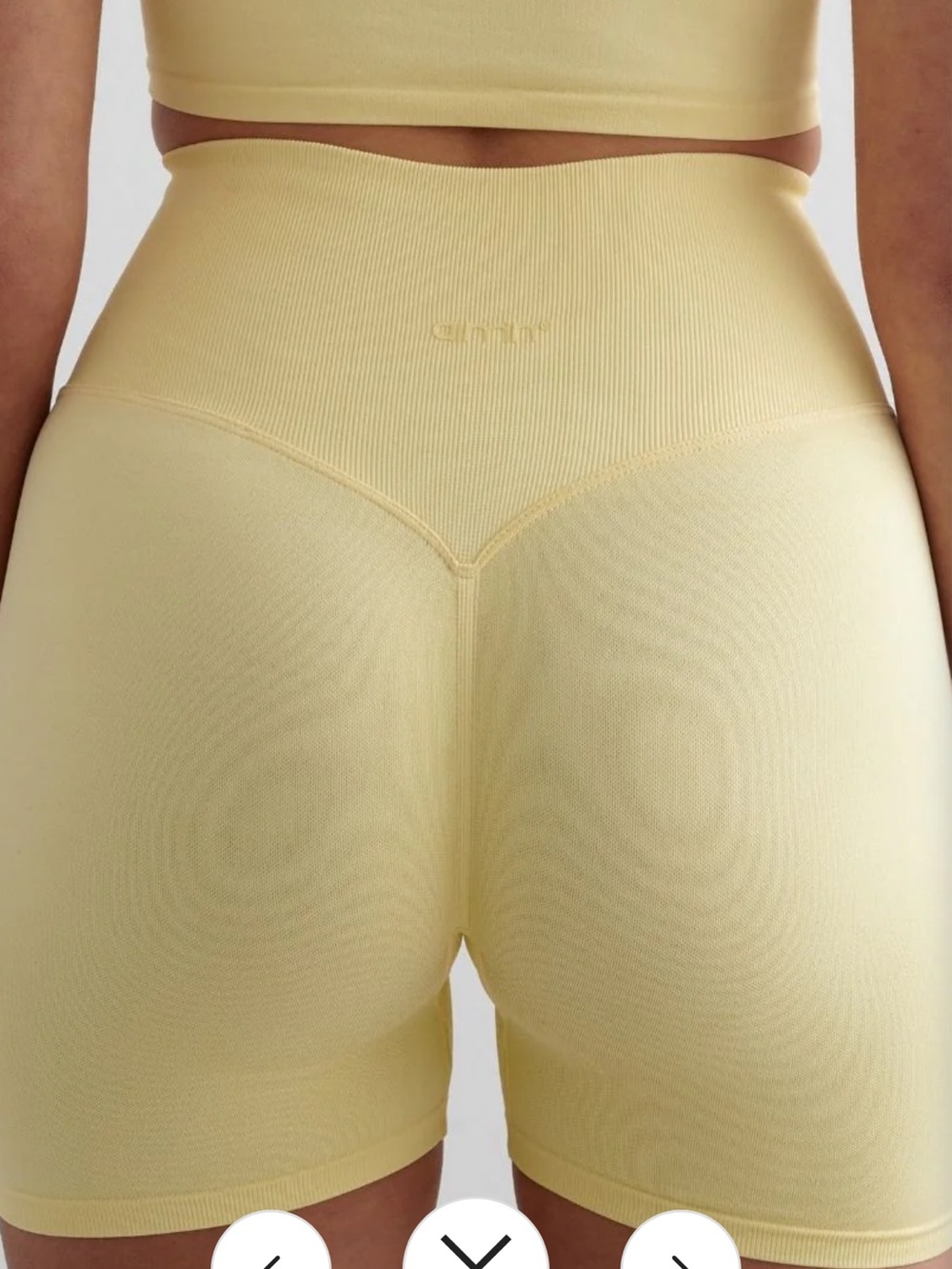 Aim’N Yellow Ribbed Crop Top and Leggings Set - Picture 8 of 11